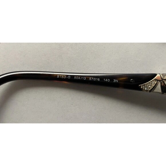 BVLGARI 8153-B 504/13 Authentic Sunglasses Made in Italy Tortoise Brown Gradient - Picture 7 of 8